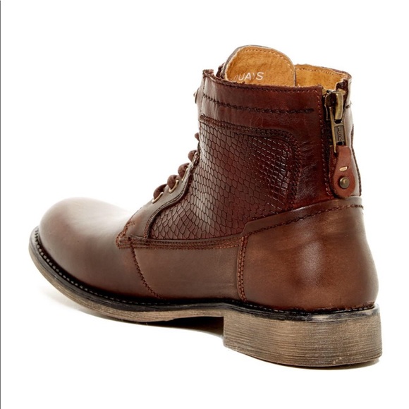 STEVE MADDEN Men’s Leather Boots - Picture 2 of 8